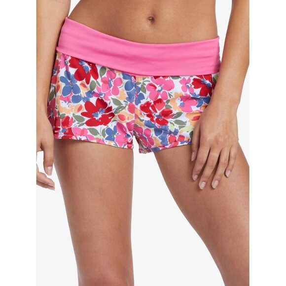 ROXY Women's Endless Summer Printed 2" Boardshorts In Bloomin Babe - Picture 1 of 11